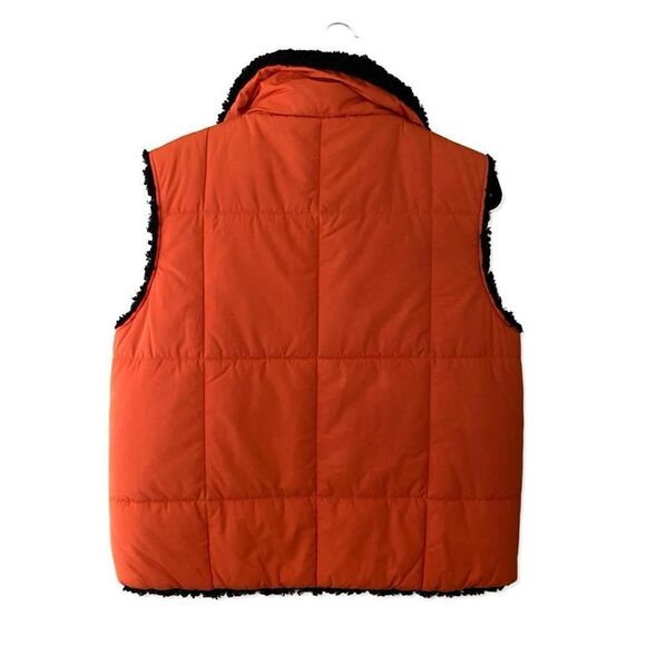 Alp N Rock Sonja Reversible Vest Tangerine black nylon fleece jacket Revolve NWT - Picture 4 of 11